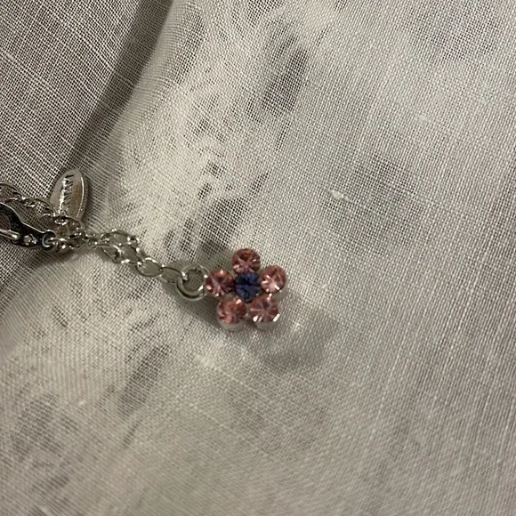 COOKIE Lee silver flower charm bracelet - Picture 3 of 5